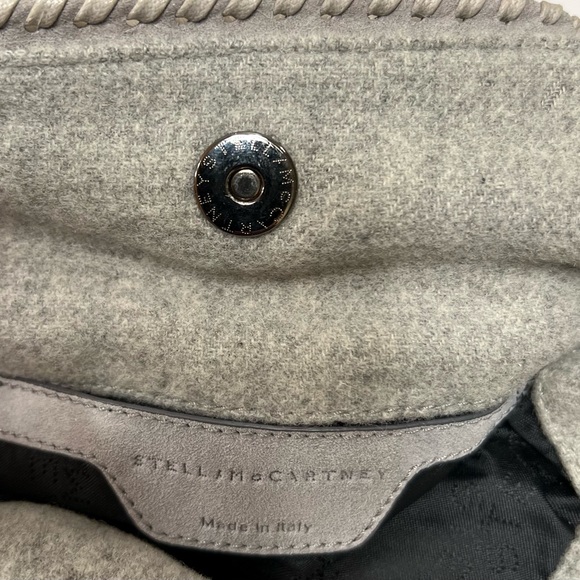 STELLA MCCARTNEY Falabella Grey Faux Fur Cross Body - Picture 6 of 6